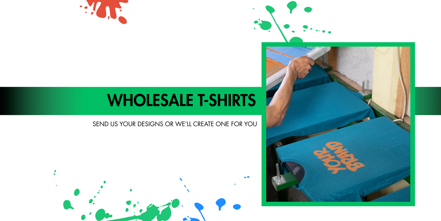 CUSTOM T-SHIRTS LARGE ORDER